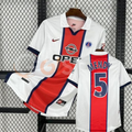 Paris Saint-Germain 1998-1999 Retro Away Short Sleeve Jersey #5 Medny Personalized Rare Collector