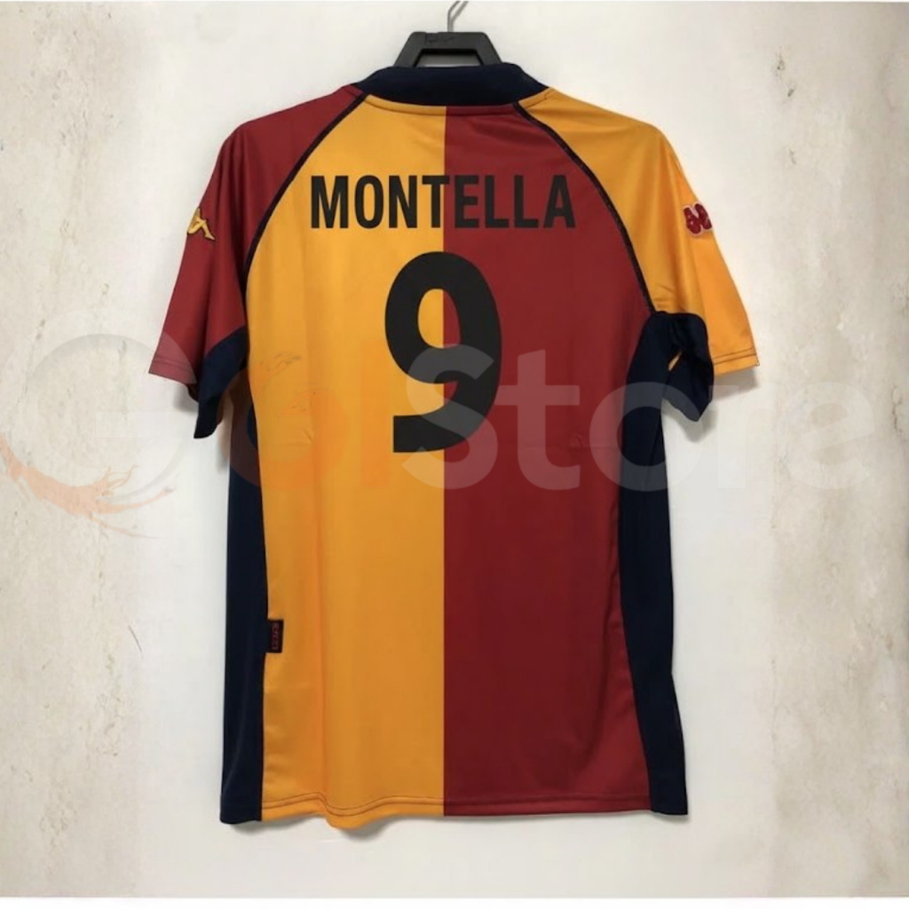 AS Roma 2000–2001 Retro Home Jersey – Montella #9