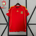 Spain 2008 Euro Championship Retro Home Short Sleeve Jersey Euro Patch Personalized Rare