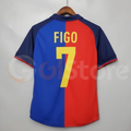 FC Barcelona 1999 Centenary Retro Home Jersey | #7 Luis Figo | La Liga & UCL