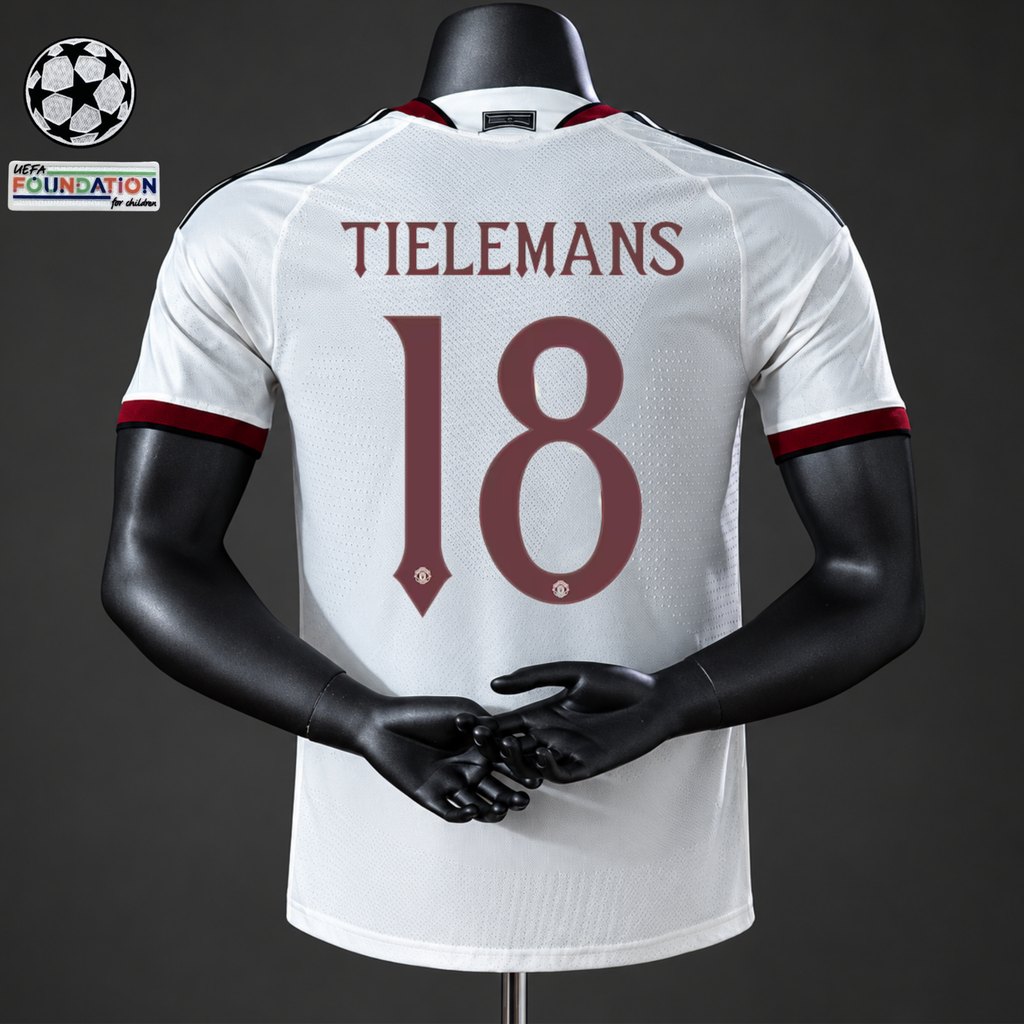 2026/27 Manchester United Third Away Jersey Player Version #18 Tielemans UCL