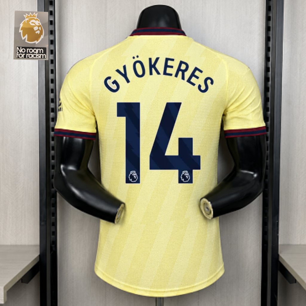 Arsenal FC 2026-27 Third Player Version Jersey | Gyökeres #14 | Premier League Patch | Sizes S–3XL