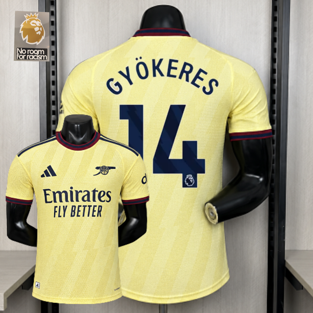 Arsenal FC 2026-27 Third Player Version Jersey | Gyökeres #14 | Premier League Patch | Sizes S–3XL