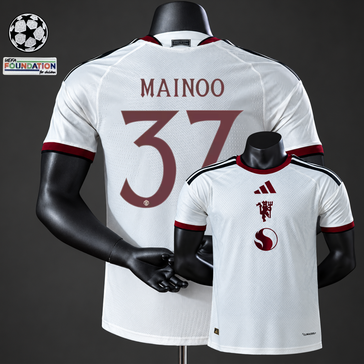 2026/27 Manchester United Third Away Jersey Player Version #37 Mainoo UCL