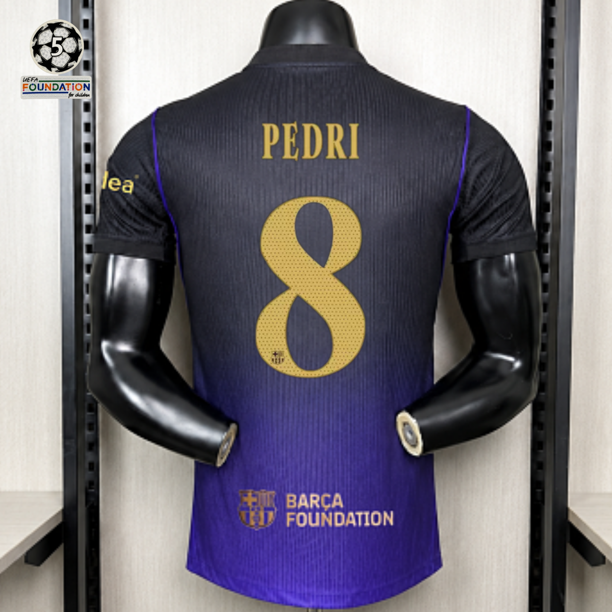 FC Barcelona 2026-27 Away Player Version Jersey | Pedri #8 or Custom Name & Number | UCL Patch | S–3XL