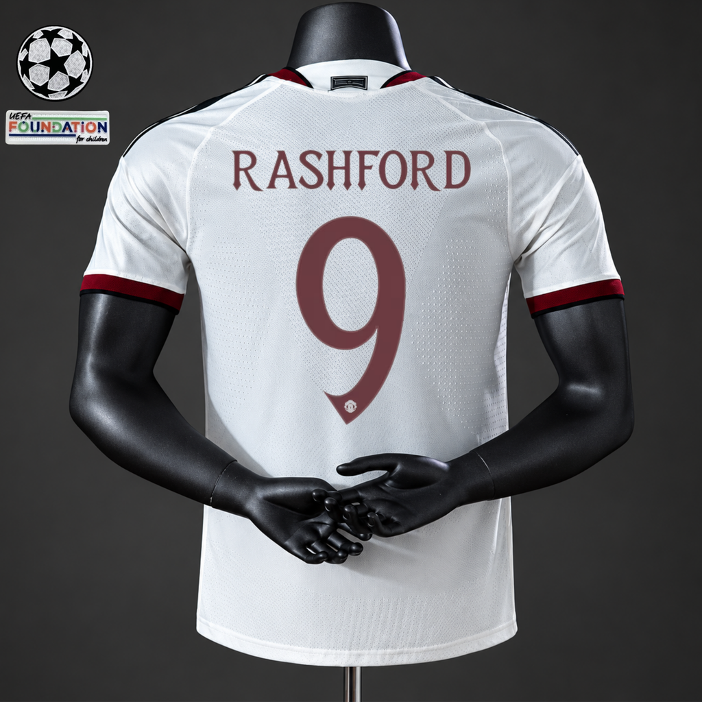 2026/27 Manchester United Third Away Jersey Player Version #9 Rashford UCL