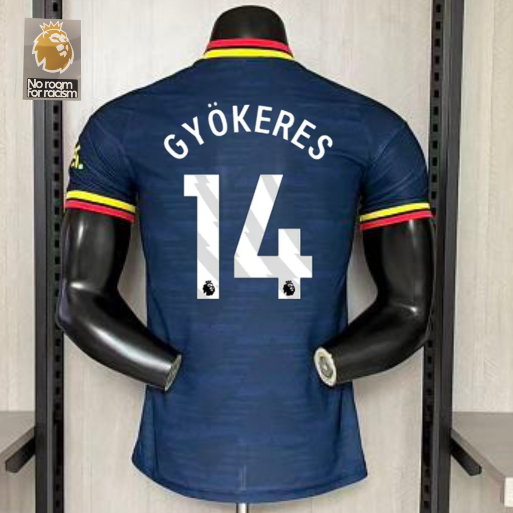 Arsenal FC 2026-27 Away Player Version Jersey | Gyökeres #14 | Premier League Patch | Sizes S–3XL
