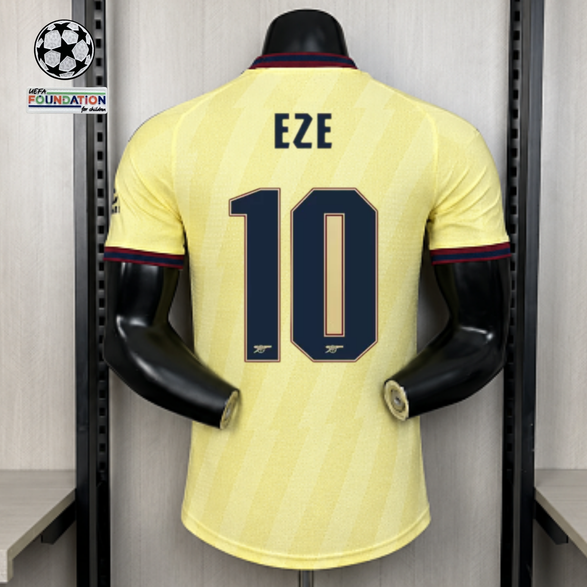 Arsenal FC 2026-27 Third Player Version Jersey | Eze #10 | UCL Patch | Sizes S–3XL