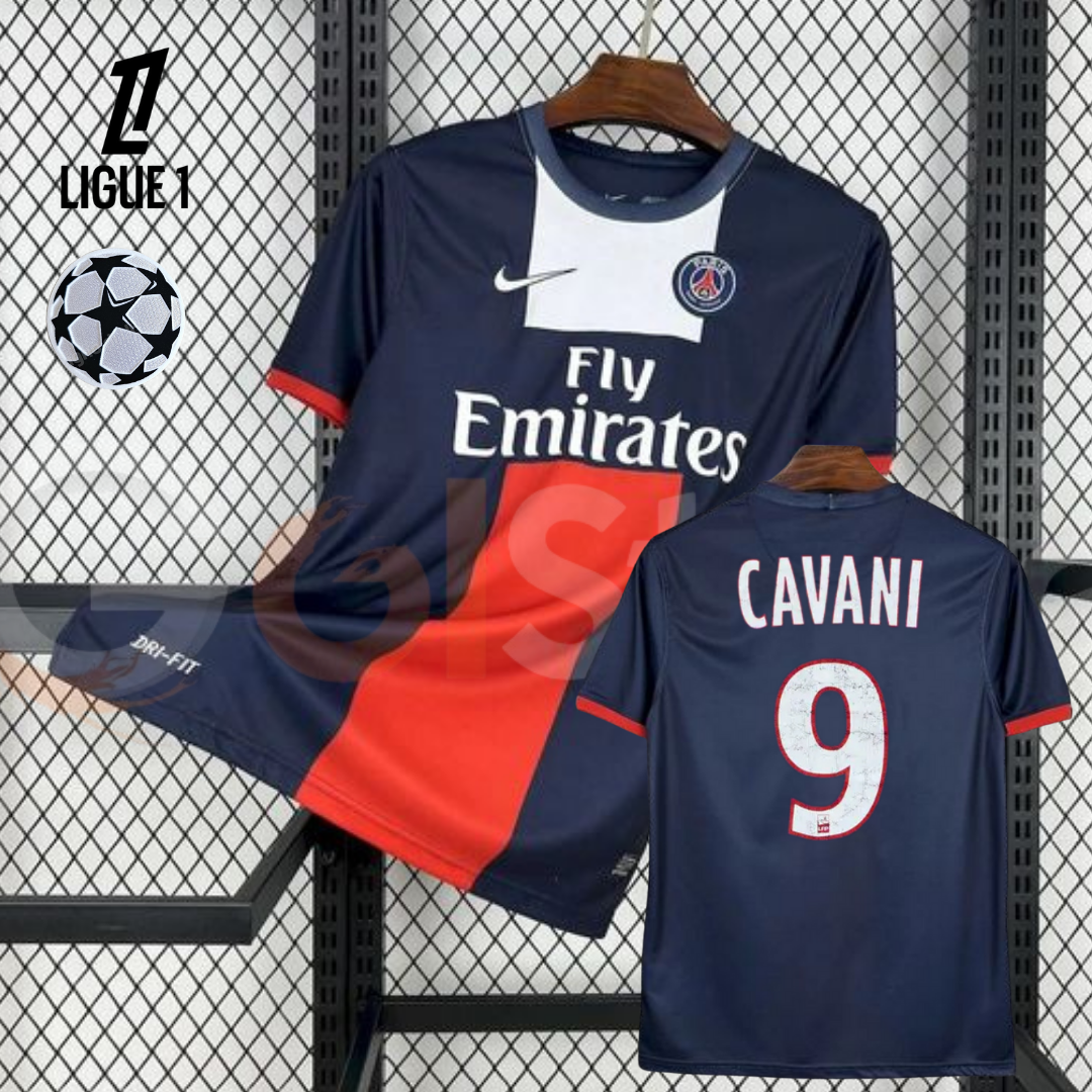 PSG 2013-14 Home Retro Jersey Cavani #9