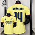 Arsenal FC 2026-27 Third Player Version Jersey | Gyökeres #14 | UCL Patch | Sizes S–3XL