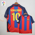FC Barcelona 2003-04 Retro Home Jersey | #10 Ronaldinho | La Liga