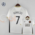 Manchester United 2006-2007 Retro Away Short Sleeve Jersey #7 Ronaldo Personalized UCL Rare