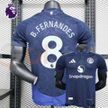 Manchester United 2024-2025 Away Short Sleeve Jersey #8 Bruno Fernandes Personalized PL