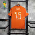 Netherlands 2014 Home Retro Jersey Kuyt #15
