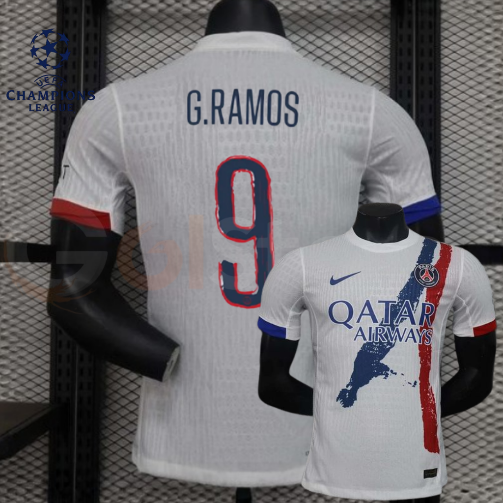 PSG 2024–2025 Away Player Version Jersey – G. Ramos #9