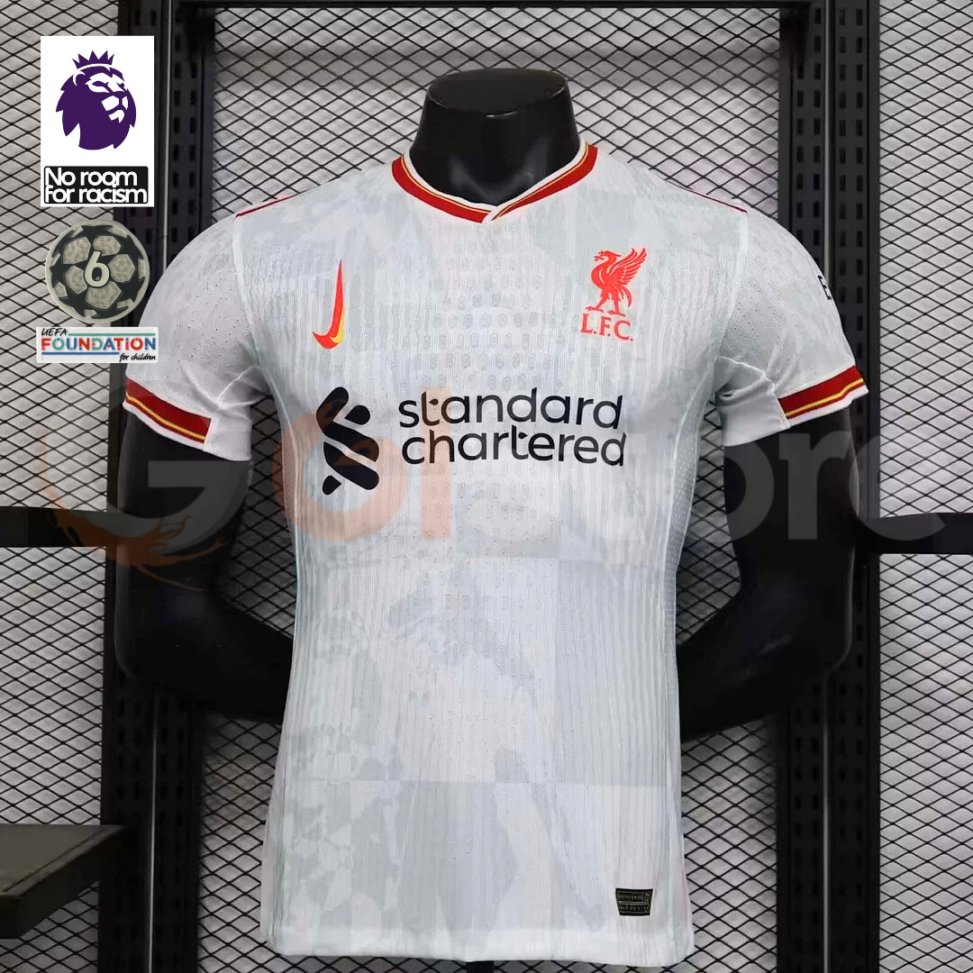 2024-2025 Liverpool Player Version Away Short Sleeve Jersey Personalized PL UCL Patch