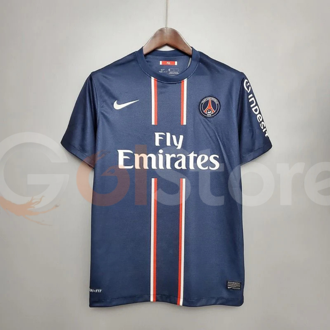 PSG 2012-2013 Retro Home Short Sleeve Jersey #32 Beckham Ligue 1 Patch Personalized Rare
