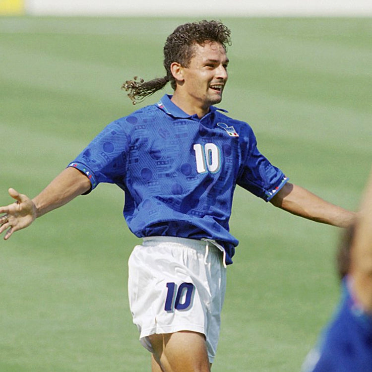 Italy 1994 Retro Home Jersey – R. Baggio #10