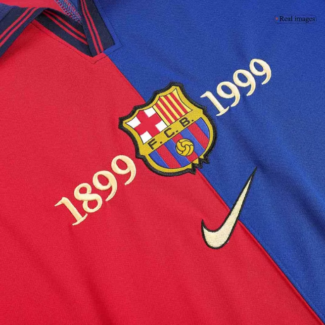 FC Barcelona 1999 Centenary Retro Home Jersey | #4 Pep Guardiola | La Liga & UCL