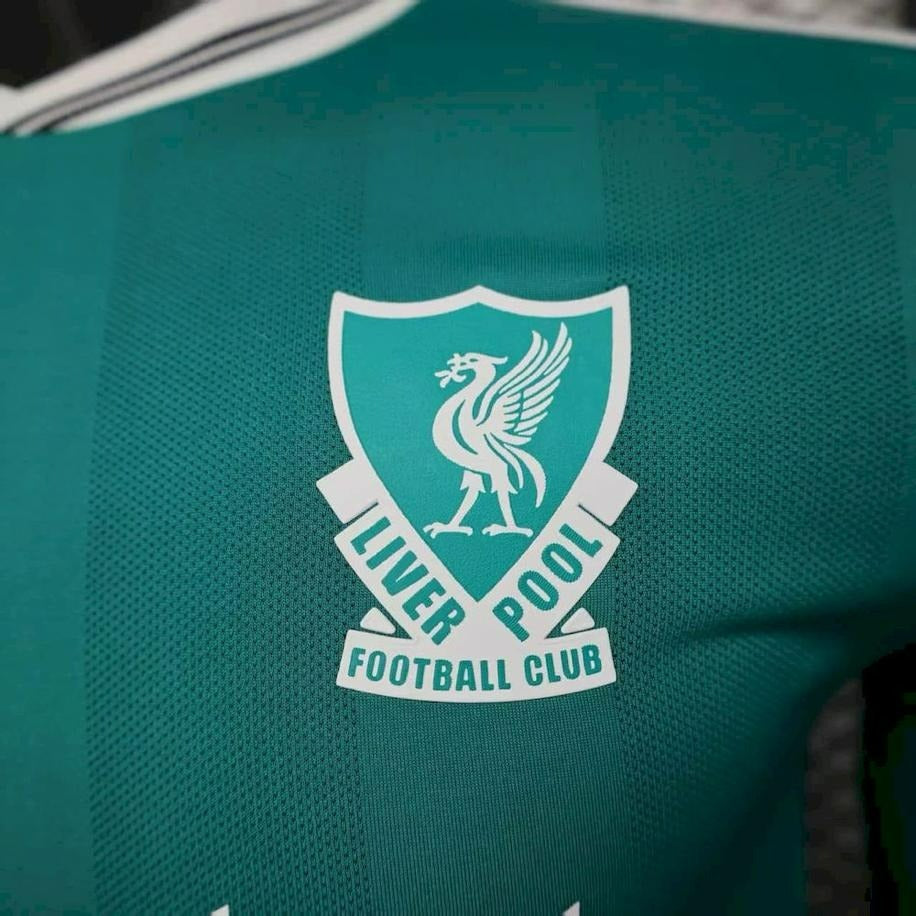 Liverpool 2025-2026 Professional Green Long Sleeve #11 Mohamed Salah Jersey – S-2XL