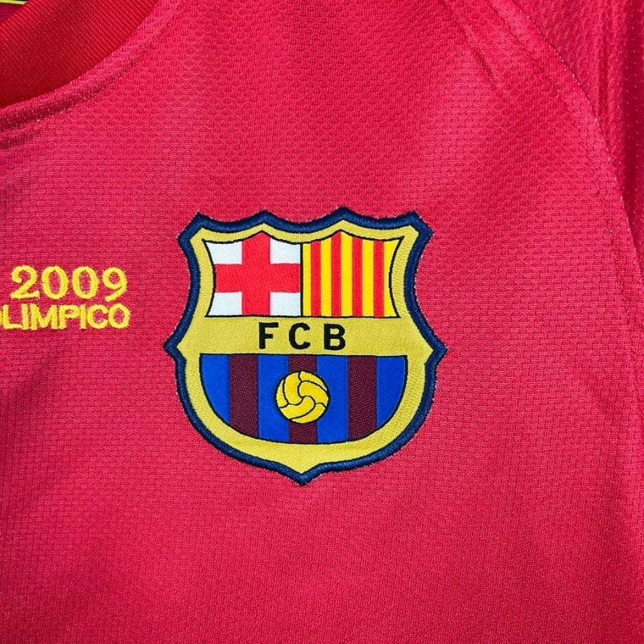 FC Barcelona 2008-09 Retro Home Jersey #8 Andrés Iniesta | UCL Final Edition | S–2XL | Fast Shipping