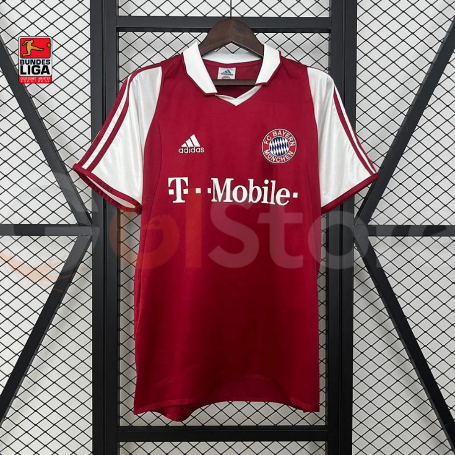 Bayern Munich 2003/04 Retro Home No.13 Ballack Jersey – Classic Short Sleeve Football Shirt S–2XL