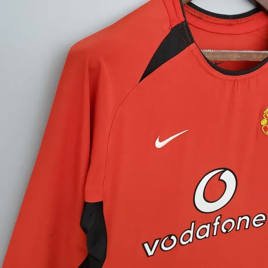 Manchester United 2002/04 Retro Home No.10 Van Nistelrooy Long Sleeve Jersey – Classic Football Shirt S–2XL