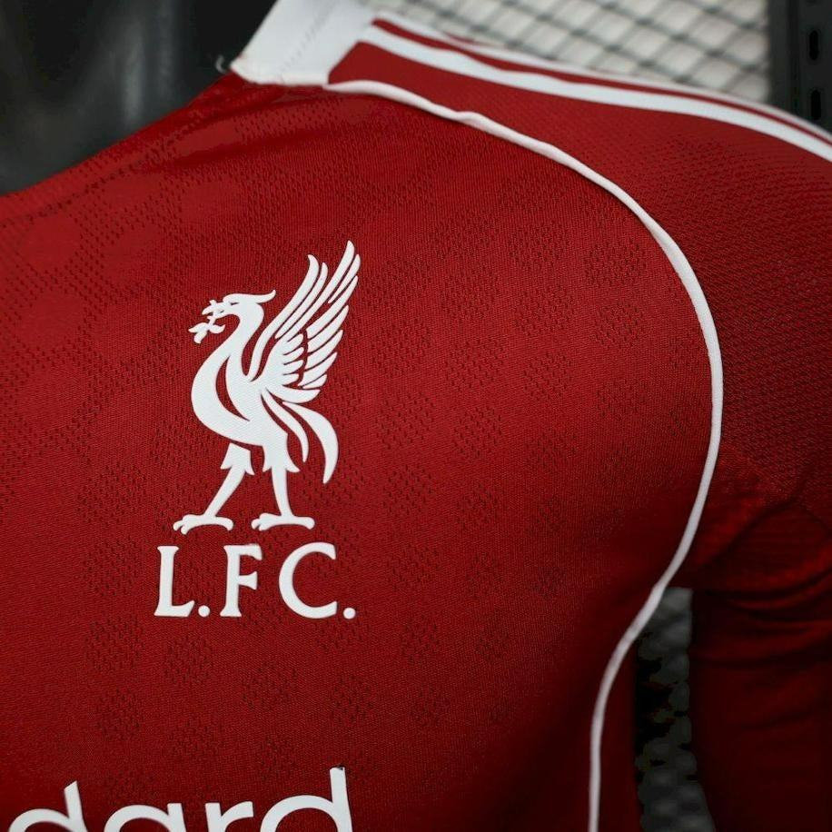 Liverpool 2025/26 Long Sleeve Home UCL No.8 Szoboszlai Football Jersey – Unisex Match Edition Shirt S–2XL