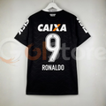 Corinthians 2008 Retro Away Jersey #9 Ronaldo Nazário – El Fenómeno Classic Short Sleeve Football Shirt
