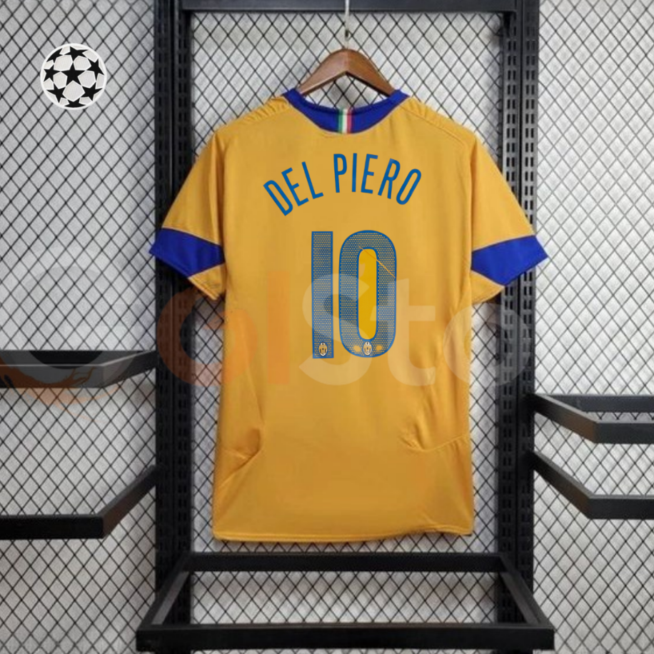 Juventus 2005/06 Retro Third UCL No.10 Del Piero Jersey – Classic Champions League Football Shirt S–2XL
