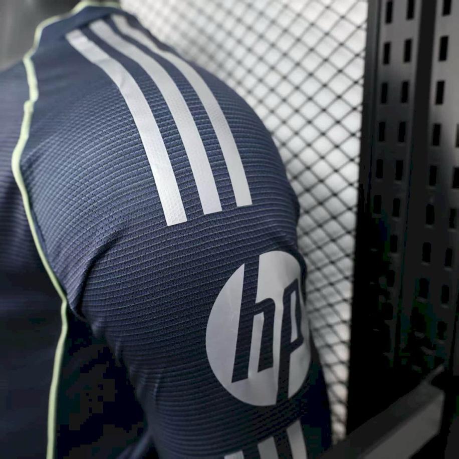 2025/26 Real Madrid Player Version Third Long Sleeve Jersey #10 Mbappe UCL Personalized
