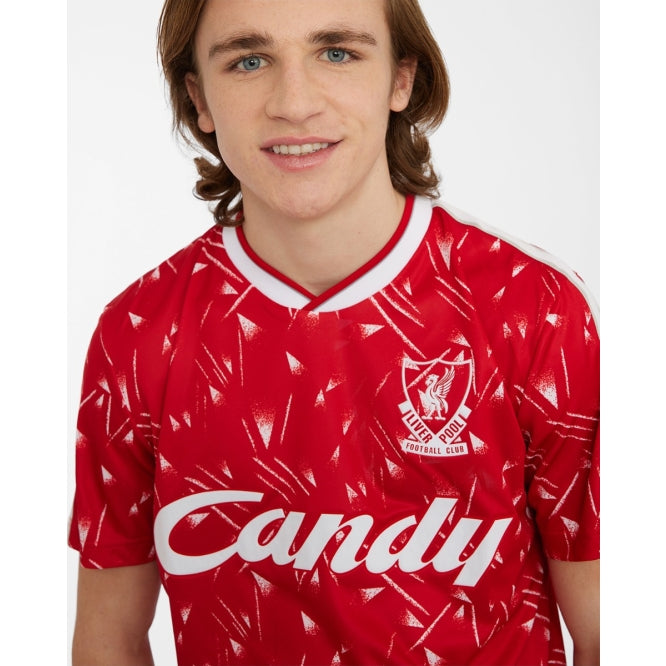 1989-1991 Liverpool Retro Red Home Short Sleeve Jersey Classic Kit