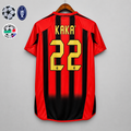 Retro AC Milan 2004-05 Home Jersey Short Sleeve #22 Kaka