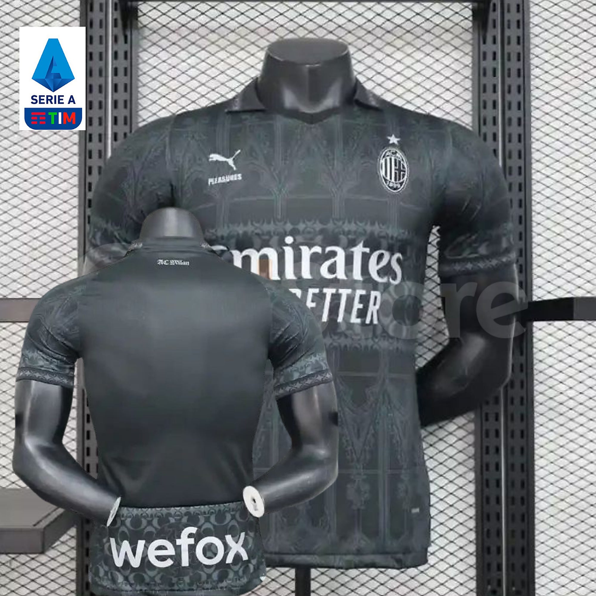 AC Milan 2024-25 Fourth Away Jersey Short Sleeve Custom