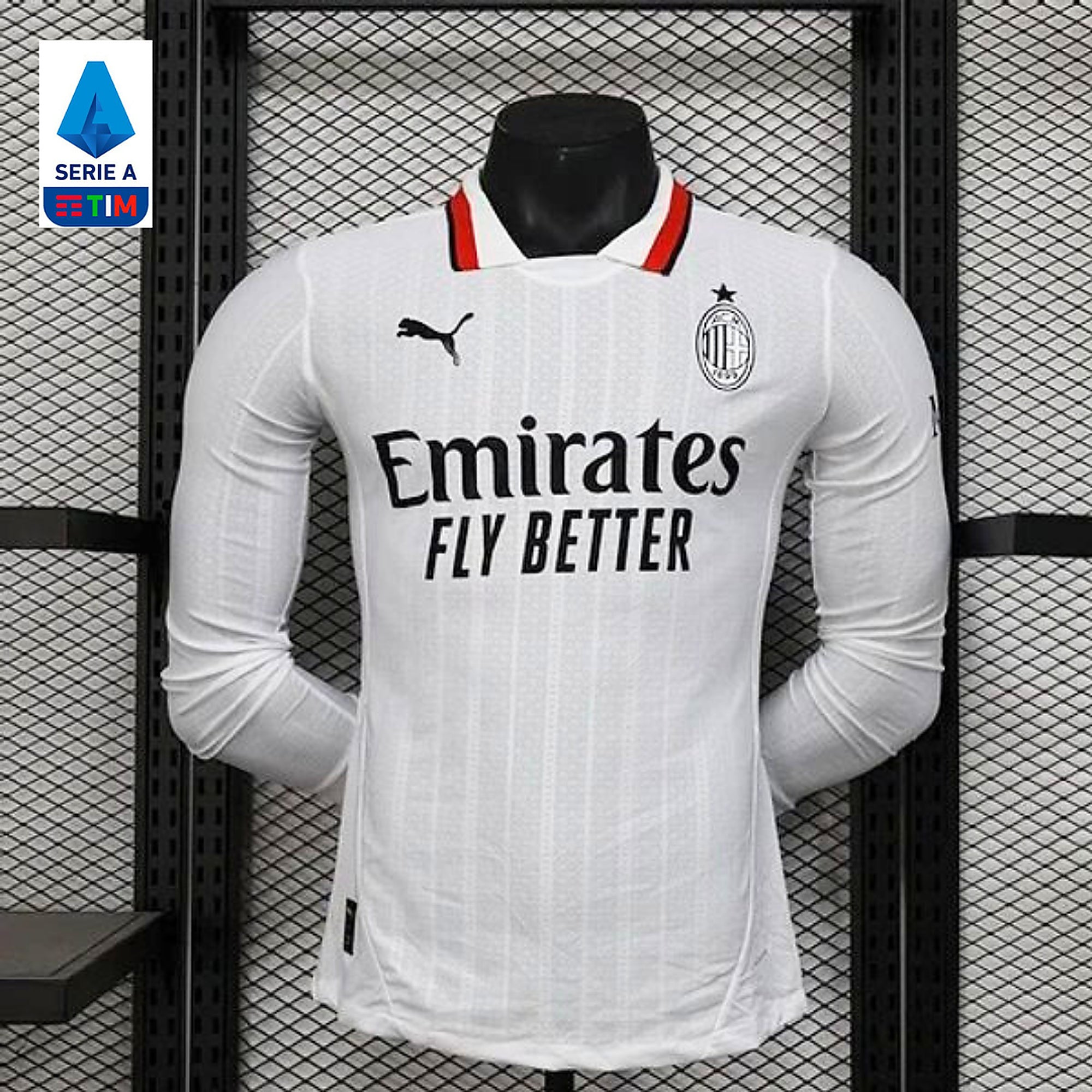 AC Milan 2024-25 Jersey Long Sleeve Custom