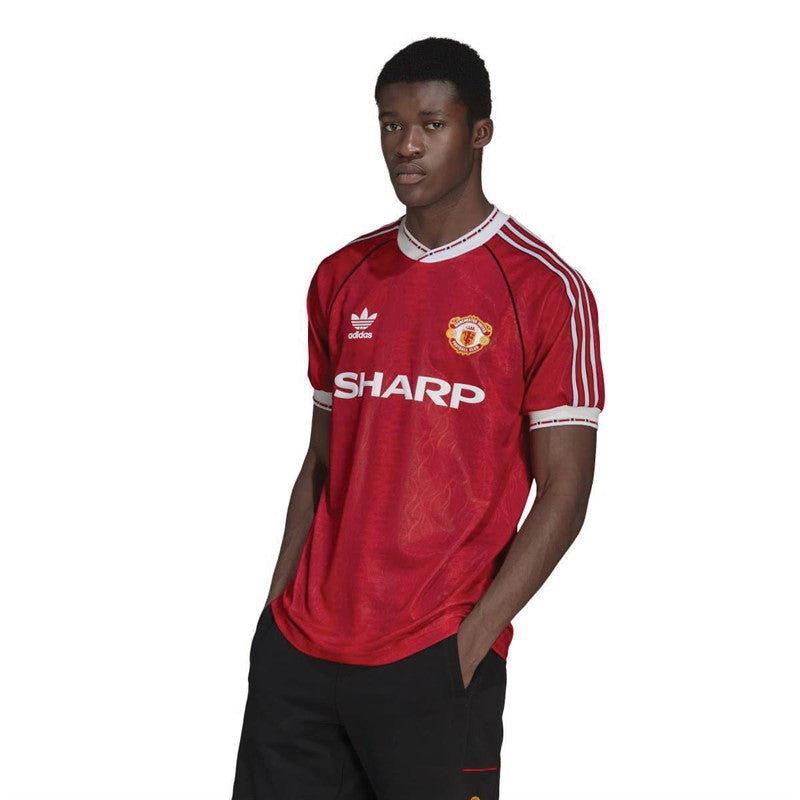 Manchester United 1990-1992 Retro Home Short Sleeve Jersey Rare Collector Ferguson Era