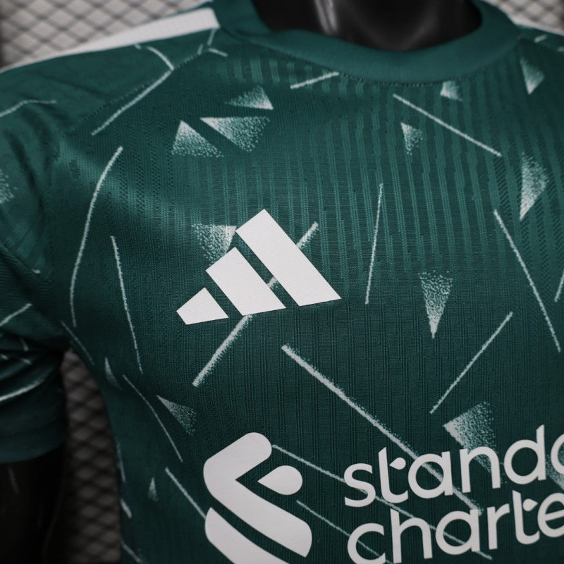 2026-2027 Liverpool Player Version Goalkeeper Short Sleeve Jersey #1 Alisson Becker Personalized PL Patch