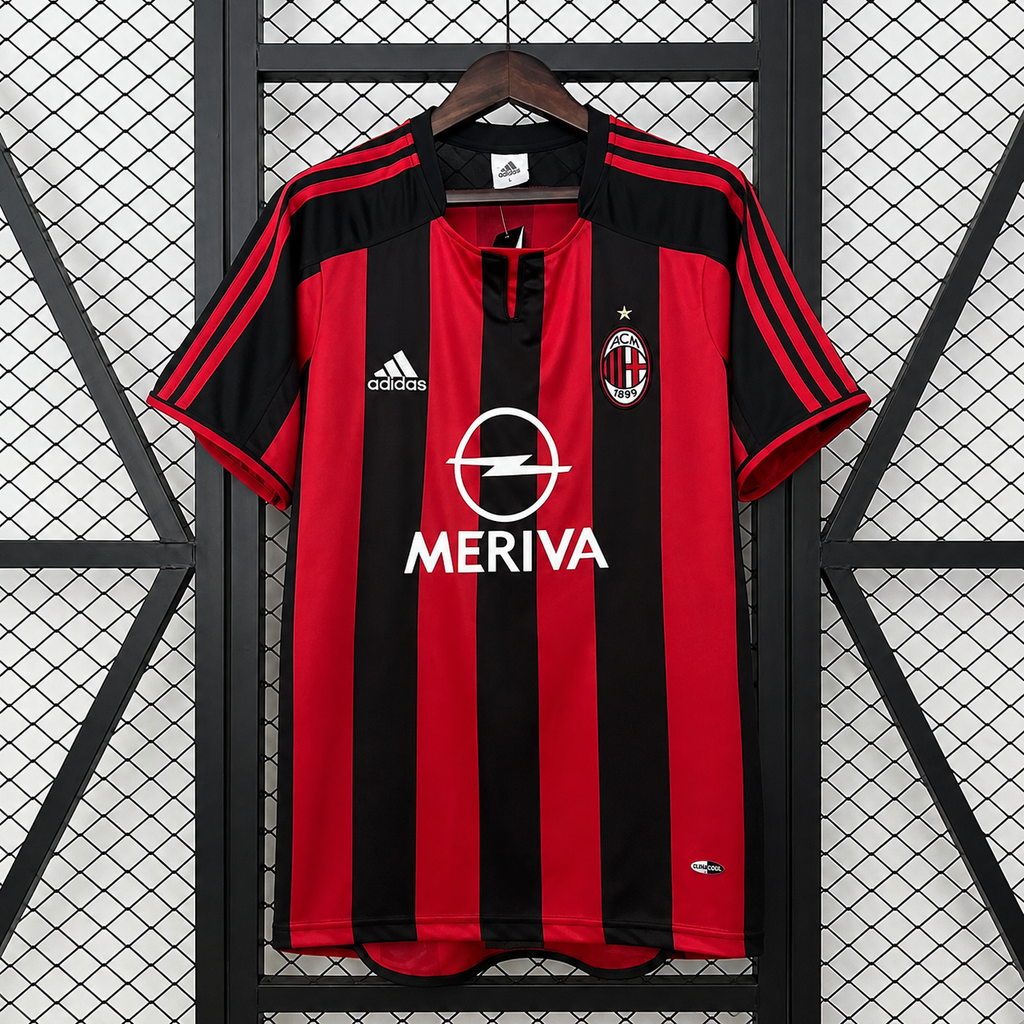 Retro AC Milan 2003-04 Home Jersey Short Sleeve Custom