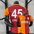 Galatasaray 2025/26 Home Jersey No.45 Osimhen – Professional Match Edition Short Sleeve Football Shirt S–2XL