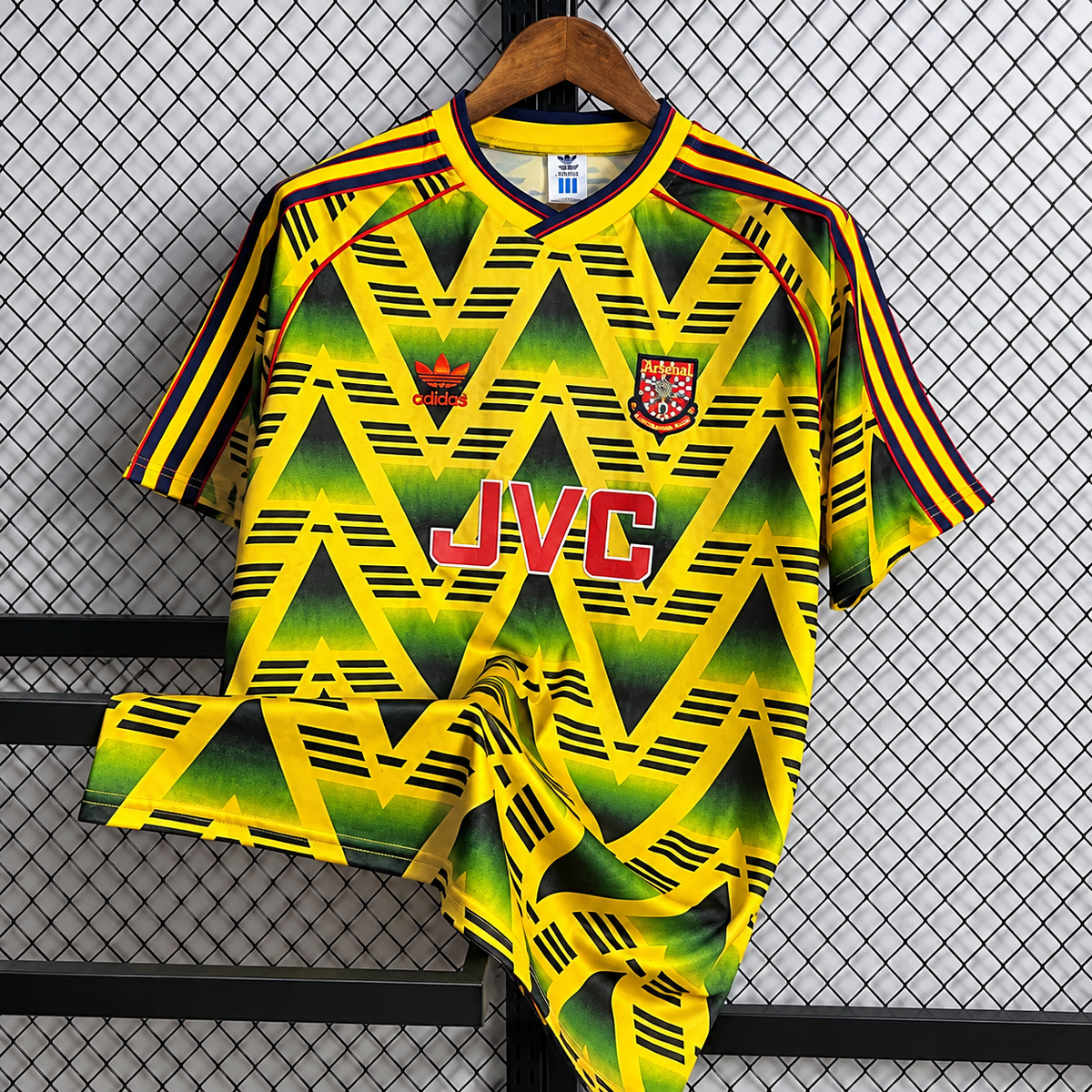 Arsenal FC 1992-1993 Retro Away Jersey | Vintage Short Sleeve "Bruised Banana" Football Shirt Fan Edition