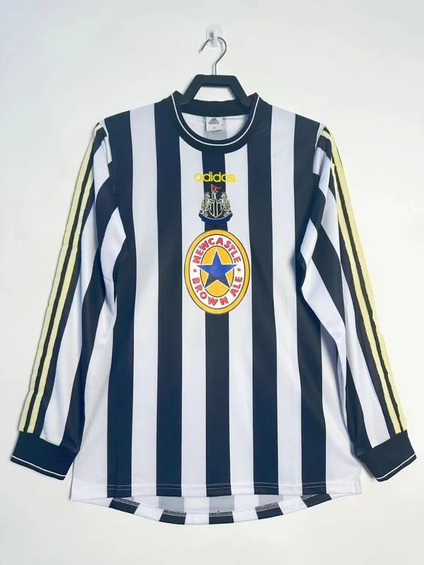 Newcastle 1997-99 Retro Home Long Sleeve Jersey
