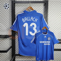 Chelsea FC 2006-2007 Retro Home Short Sleeve Jersey #13 Ballack Personalized UCL Patch Rare