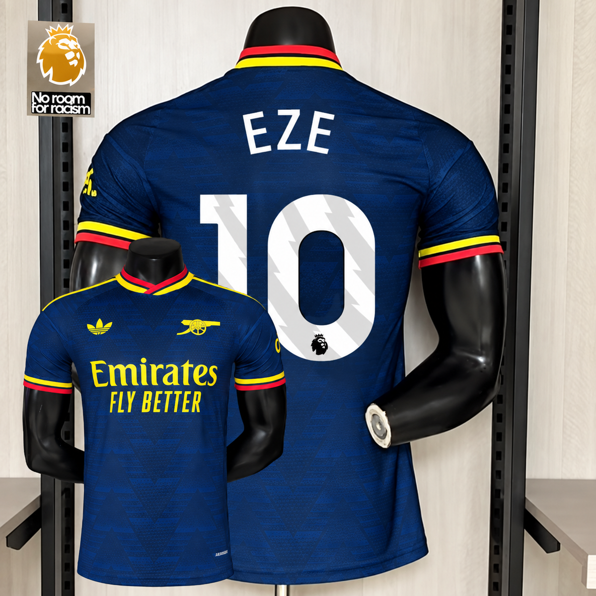 Arsenal FC 2026-27 Away Player Version Jersey | Eze #10 | Premier League Patch | Sizes S–3XL