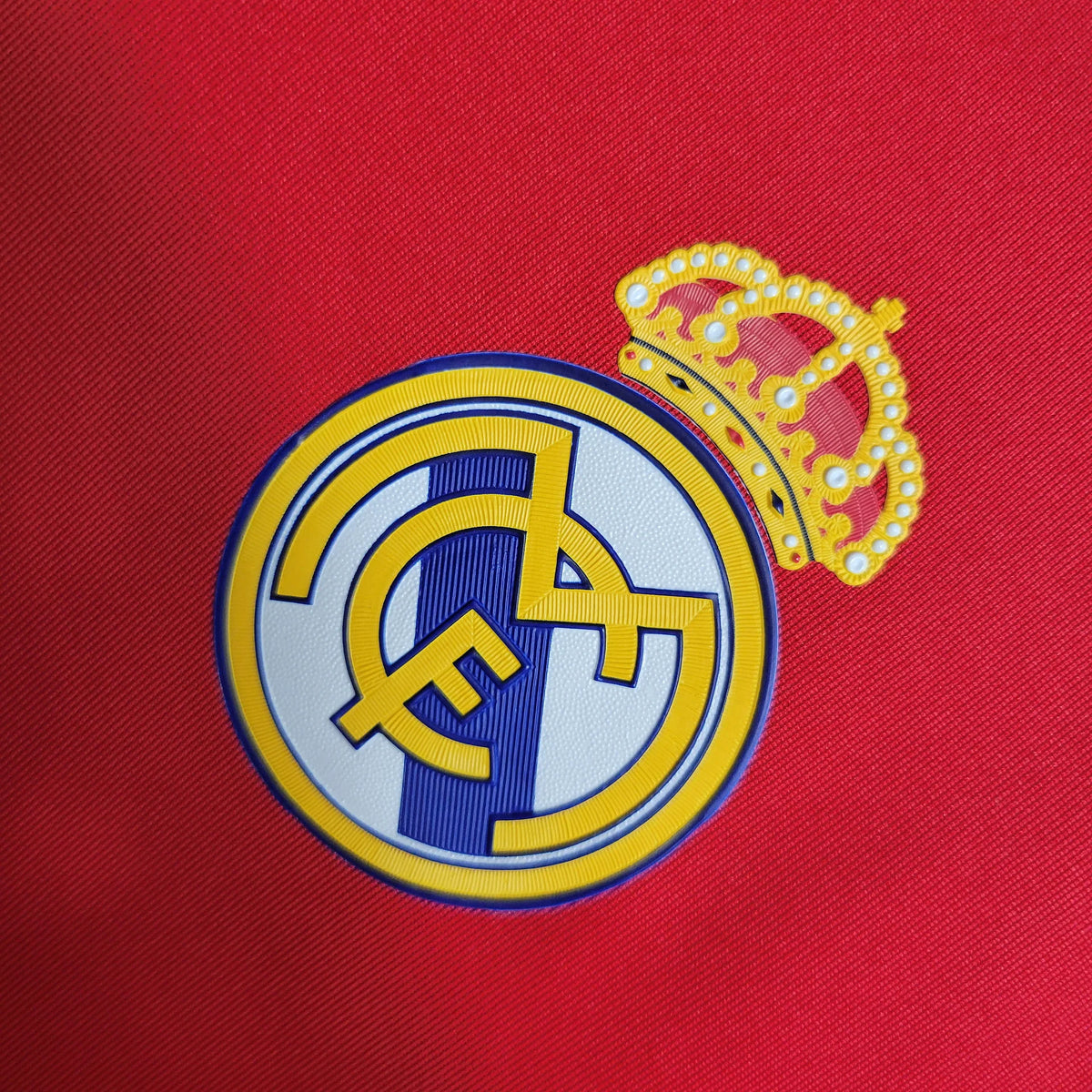 2011/12 Real Madrid Retro Away Red Long Sleeve Jersey #10 Ozil UCL Personalized