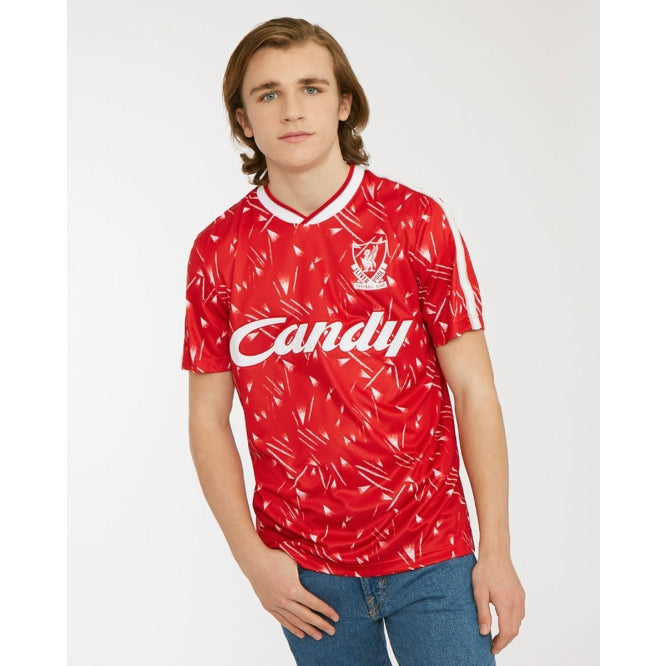 1989-1991 Liverpool Retro Red Home Short Sleeve Jersey Classic Kit