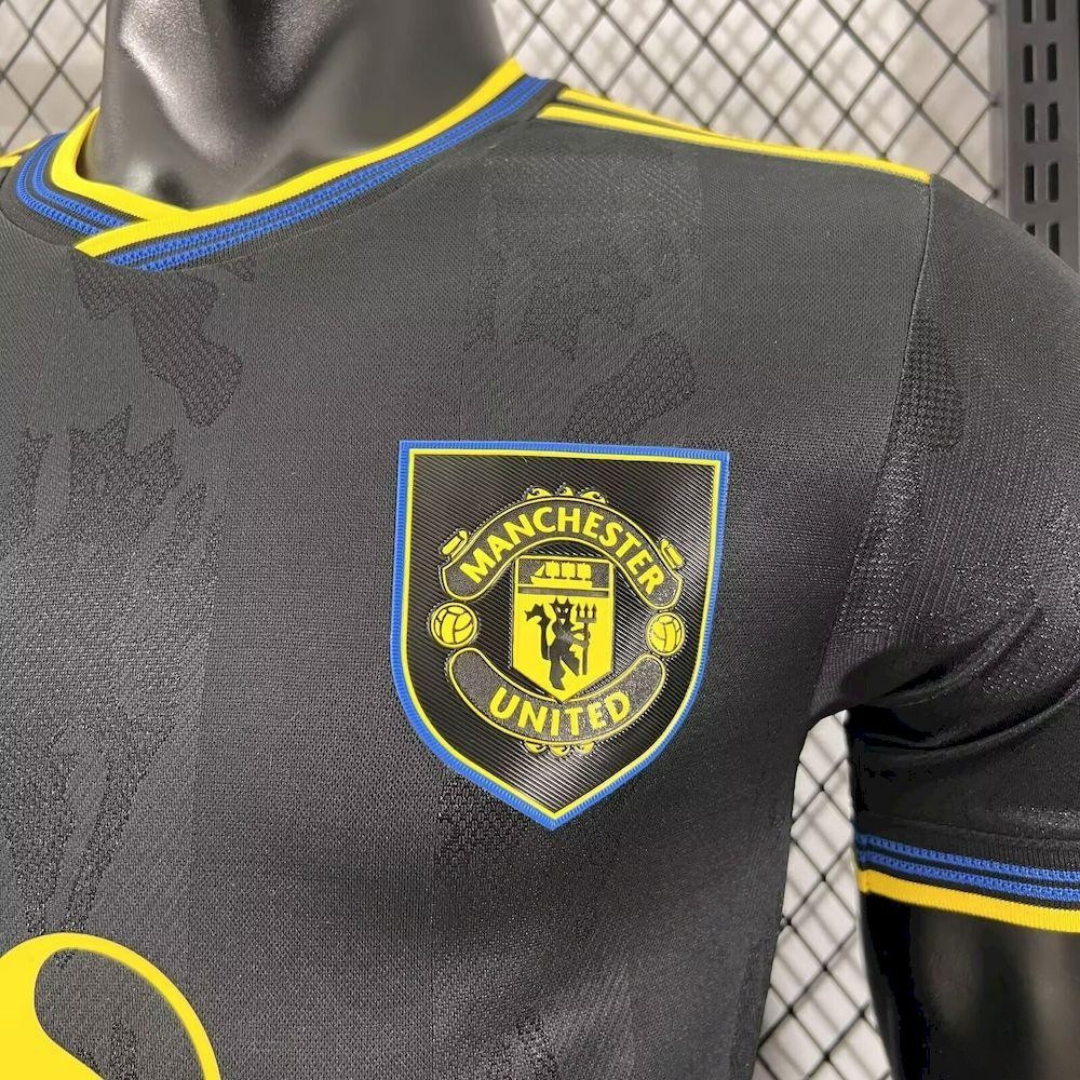 Manchester United 2025-2026 Third Kit Short Sleeve Jersey Personalized PL Patch Collector