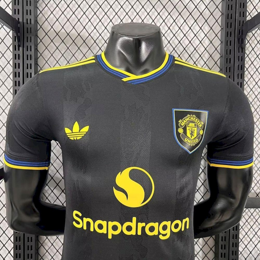 Manchester United 2025-2026 Third Kit Short Sleeve Jersey Personalized PL Patch Collector