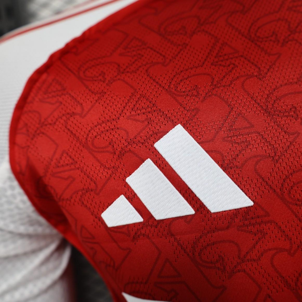 Arsenal 2025-26 Home Long Sleeve Jersey | Customizable | UCL & Premier League