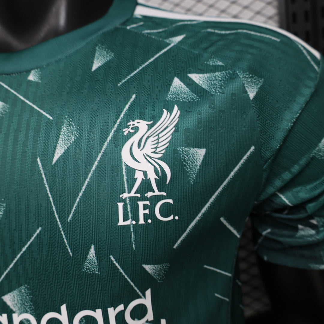 2026-2027 Liverpool Player Version Goalkeeper Short Sleeve Jersey #1 Alisson Becker Personalized PL Patch