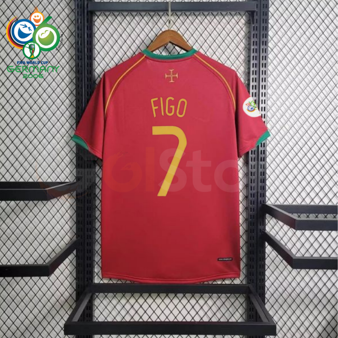 Portugal 2006 Retro Home Jersey – Figo #7